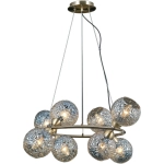 IL0452-8PASQ-79 AB светильник потолочный ILLUMICO, E14х8