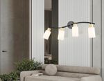 Светильник накладной TR8723/4 BK/WD черный/дерево E14/4 max 60W 760*100*210