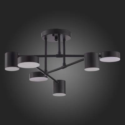SLE201042-06 Люстра потолочная Черный/Черный LED 6*7W 4000K