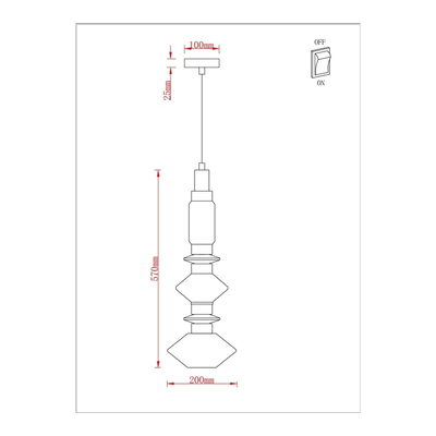 Подвесной светильник Arte Lamp FIORATO A2442SP-16PB, 1хLED