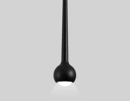 Светильник светодиодный трековый для шинопровода Magnetic Ultra Slim GV1644 BK черный IP20 9W 4200K 48V D75*1500