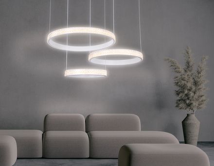 Потолочный светодиодный светильник с пультом FA6161 WH белый 99W 720*500*900 (ПДУ РАДИО 2.4)