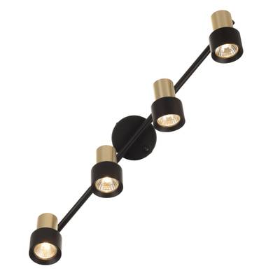Citilux SAT CL505641 Спот поворотный с выключателем Чёрный+Золото