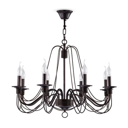 Люстра Velia FR2046-PL-08-BR. ТМ Freya