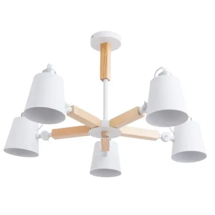 Люстра на штанге Arte Lamp OSCAR A7141PL-5WH, 5хE27
