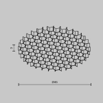 Антибликовая решётка ⌀45мм, HoneyComb-D45. TM Maytoni