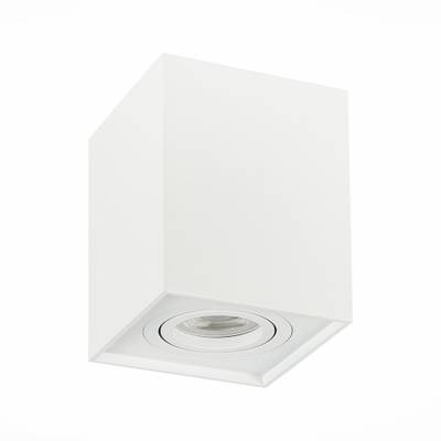 ST109.507.01 Светильник потолочный Мат. белый GU10 1*50W  L100xW100xH123 220V Без ламп