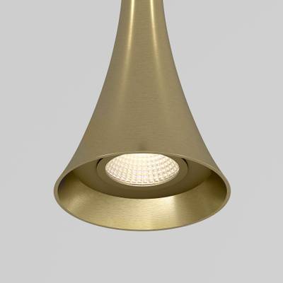 Светильник подвесной светодиодный 5W 3000K латунь 50314 LED