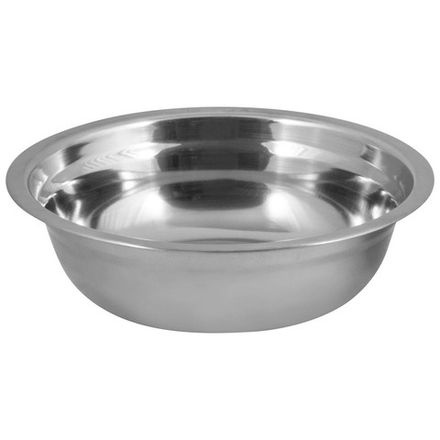 Миска Bowl-19, объем 1 л, с расширенными краями, из нерж стали, зеркальная полировка, диа 19 см (Минимальная отгрузка 50 шт)