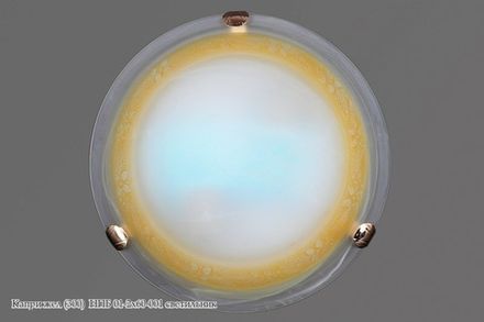 Капри жел (300) НПБ 01-2х60-001 светильник (Минимальная отгрузка 4 шт)
