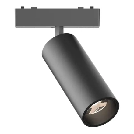 ST677.446.18 Магнитный трековый светильник Черный LED 1*18W 4000K 1 060Lm Ra>90 >90 IP20 D55xH135 48V