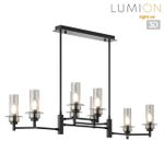 6555/8C CLASSI LN25 черный/дымчатый/металл/стекло Люстра потолочная E14 8*40W 220V MADONNA
