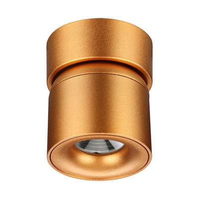 358810 OVER NT21 218 матовое золото Светильник накладной светодиодный IP20 LED 10W 850Лм 4000K 220V GESSO