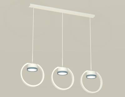 Комплект подвесного светильника XB9106102/3 SWH/PPH белый песок/графит полированный GX53 (C9106, N8133)