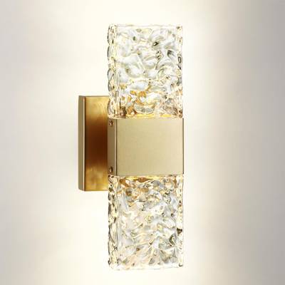 4364/5WL HIGHTECH ODL23 371 матовое золото/металл/стекло Настенный св-к IP20 LED 10W 612Лм 3000K RICCI