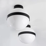 812117 Люстра GLOBO 1х40W E14 matt black/white Lightstar