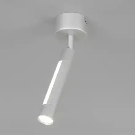 Настенно-потолочный светодиодный светильник 20084/1 LED серебро