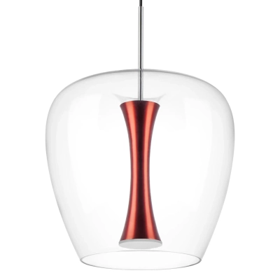 804202 Люстра CUPOLA LED 10W 500LM АЛЮМИНИЙ/КРАСНЫЙ 3000K Lightstar