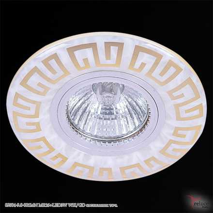 09504-9.0-001MN MR16+LED3W WH/GD светильник точ.