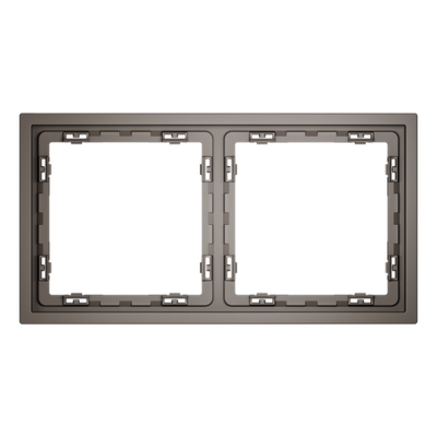 VLS100214 Рамка пластиковая VOLTUM S70 на 2 пост, (капучино). (ТМ Maytoni)