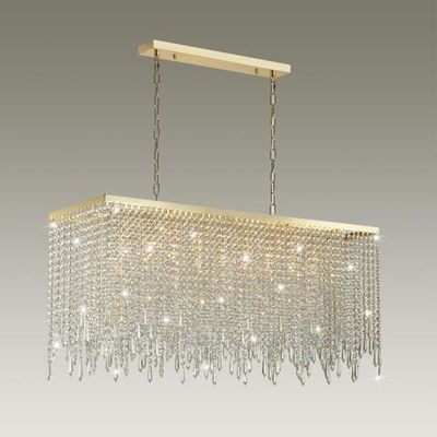 5028/9A MODERN ODL23 641 золотой/прозрачный металл/хрусталь Люстра E14 9*40W CHOKKA