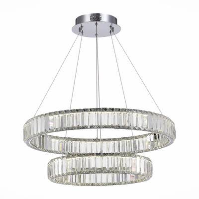 SL1622.103.02 Люстра подвесная ST-Luce Хром/Прозрачный LED 1*70W 4000K