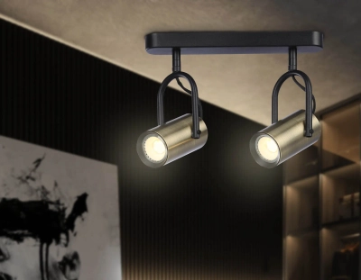 Светильник накладной TA13194/2 BK/SB черный/бронза GU10/2 max 12W 260*100*195
