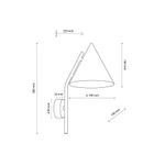 Светильник настенный 11087 CONO BRICK