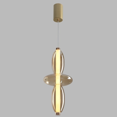 Светильник подвесной Crystal Lux QUASAR SP14W LED AMBER 3790/214