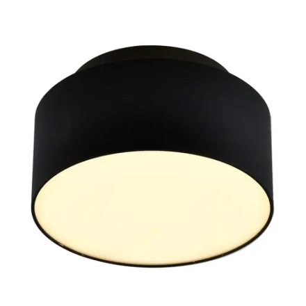ST166.442.17 Светильник потолочный Черный LED 1*12+5W 4000K 1 190Lm Ra>90 120 ° IP20 D110xH30 85-265