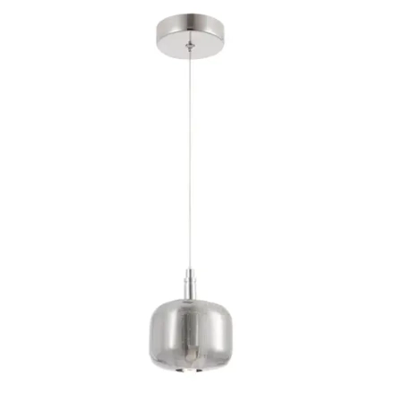 Светильник подвесной Crystal Lux BOX SP1 CHROME/SMOKE 1271/201