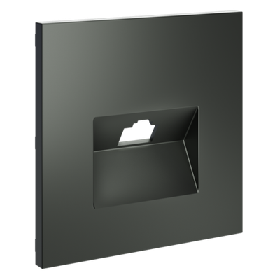 VLS001306 Накладка для розетки компьютерной RJ45 кат.6, S70 (титан). (ТМ Maytoni)