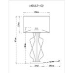Декоративная настольная лампа Arte Lamp Fire A4032LT-1GO, 1хE27