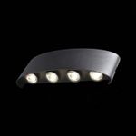 SL089.401.08 Светильник уличный настенный ST-Luce Черный кварцевый LED 8*1W 4000K