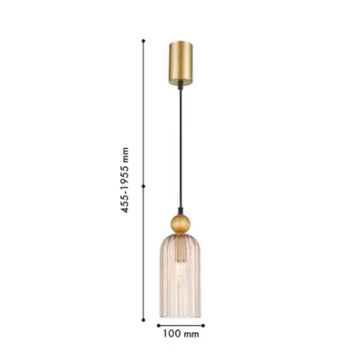 Подвес Semisfera 4365-1P, 1*E14*40W. ТМ F-Promo