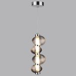 5096/17L L-VISION ODL25 419 хром/дымчатый градиент/металл/стекло Подвес LED 17W 4000K 2686Лм BRUCO