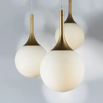 813012 Подвес GLOBO 1х40W E14 gold/white Lightstar