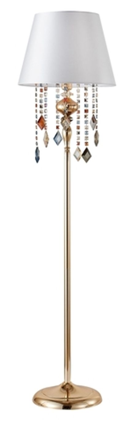 Торшер Crystal Lux MERCEDES PT1 GOLD/COLOR 0951/601