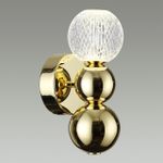 5008/4WL L-VISION ODL23 589 золотой/прозрачный/металл/акрил Бра LED 4W 4000K 230Лм CRYSTAL