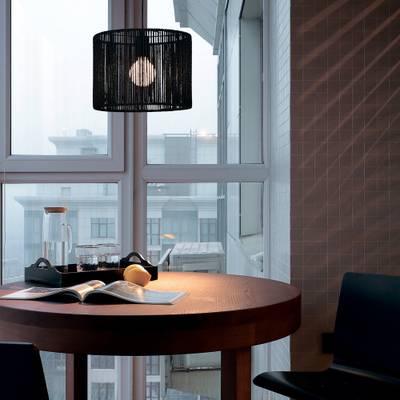 SLE6024-403-01 Светильник подвесной черный/черный E27 1*40W