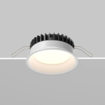 Встраиваемый светильник Окно / Okno 12 Вт 3-4-6 К 100° IP44 с переключателем цветовой температуры, DL055-12W3-4-6K-W. TM Maytoni