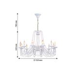 Подвесная люстра Chateau 2164-12P, 12*E14*40W. ТМ F-Promo
