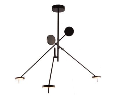 09440-3A,19(3000K) Люстра Некси черный d170 h100 Led 24W (3000K)