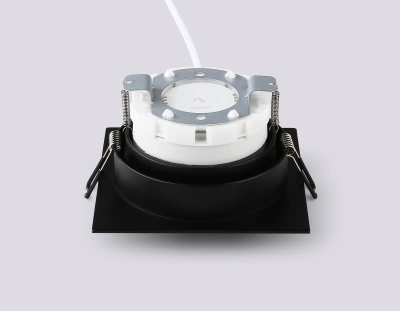 Светильник встраиваемый TN52339 SBK черный песок GX53 max 12W 115*115*25