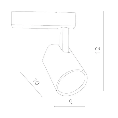 Трековый светильник Arte Lamp AMICO A1811PL-1BK, LED