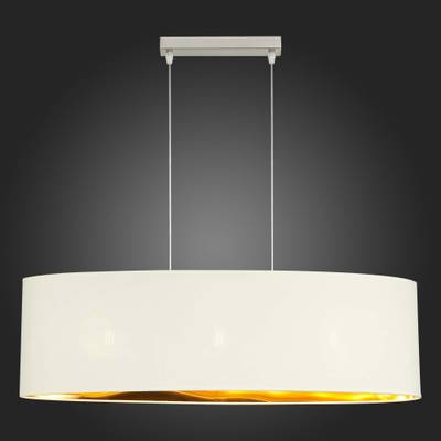 SLE300563-03 Светильник подвесной Никель/Золотистый, Светло-бежевый E27 3*40W