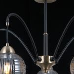 IL0433-5PSQ-79 BK AB светильник потолочный