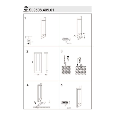 SL9508.405.01 Светильник уличный наземный ST-Luce Черный LED 1*10W 4000K