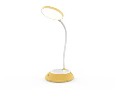 Светильник светодиодный настольный DE602 YL/WH желтый/белый LED 2800-6500K 5W