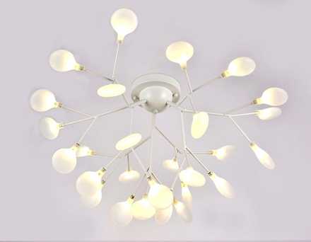 Потолочная люстра TR3011/27 WH/FR белый/матовый G4*27 max 20W D730*430 (лампы LED G4 1.5W 4200K в комплекте)